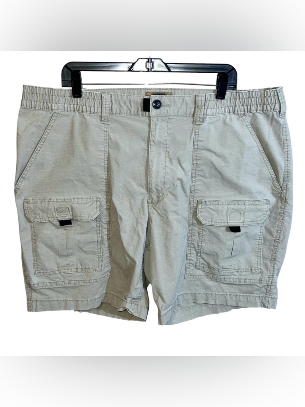 Foundry Supply Co. Khaki Cargo Shorts Men’s 46 Comfort Stretch 44x9